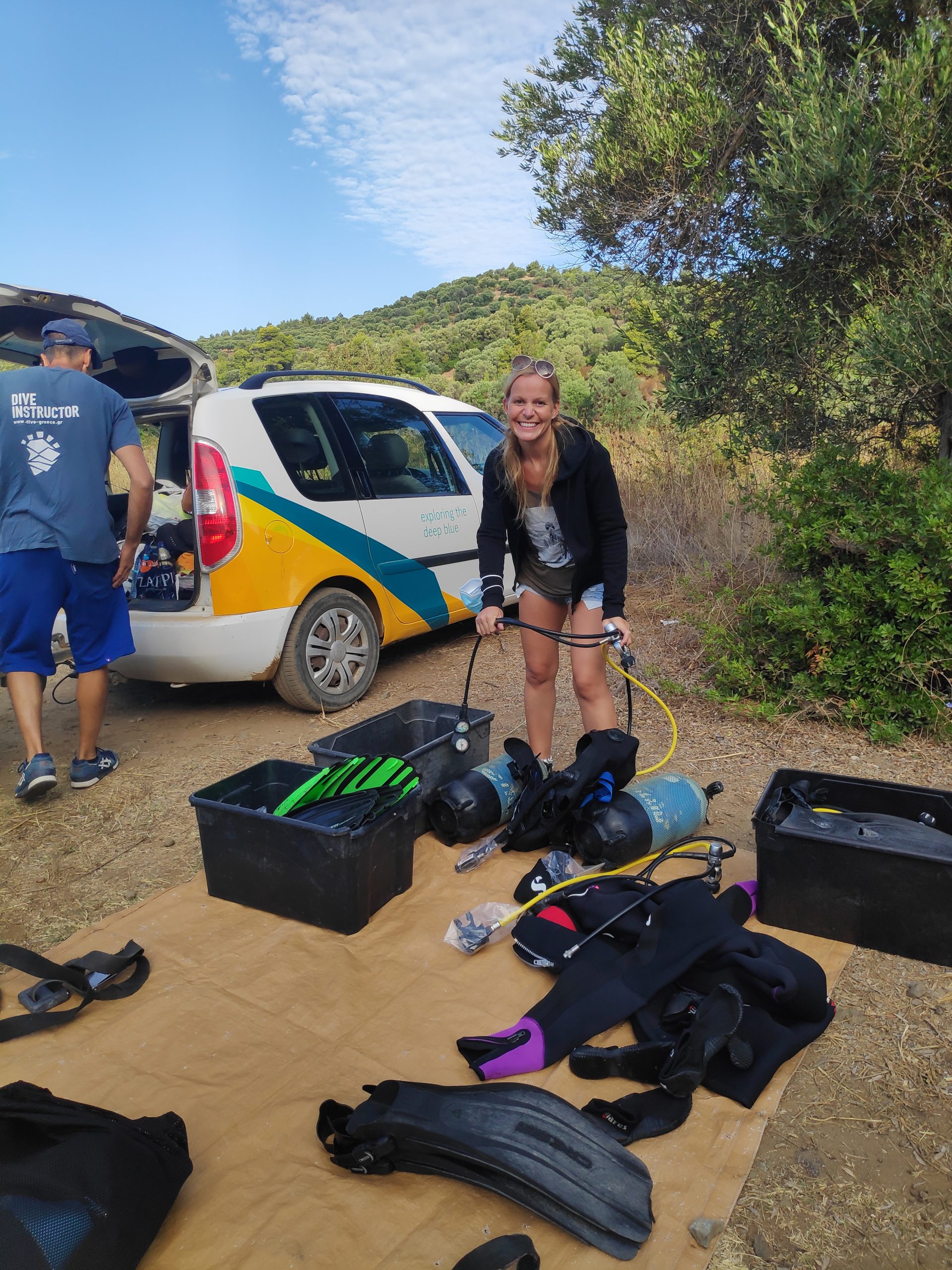 dive-preparation-land-halkidiki-dive-greece